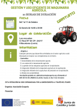 Curso Gestión y uso Eficiente de Maquinaria Agrícola del 7 al 11 de Octubre (Villacelama)